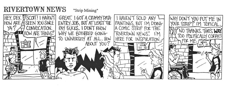 A politically-correct comment on political correctness in comics? In a comic? Well played, earlier me.