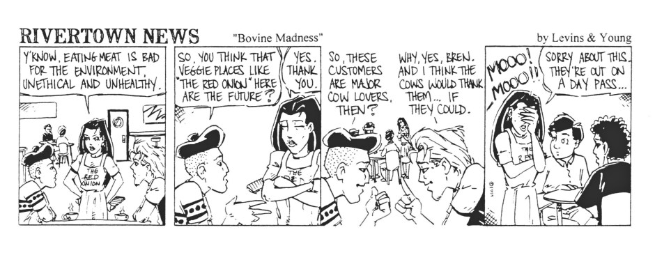 More on the vegetarian theme from the last post.