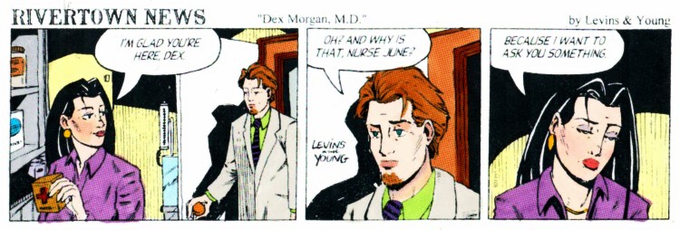 This is a parody strip about one you might have heard of starring a doctor called "Rex." Presented today in fabulous technocolor for Sunday fun courtesy of studioseena again. Sorry about the scan quality!