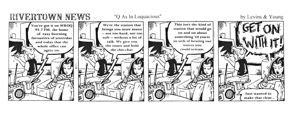 A comment about a local radio station that annoyed me 20+ years ago. That's still relevant, right?