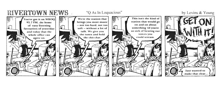 A comment about a local radio station that annoyed me 20+ years ago. That's still relevant, right?